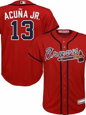 MLB Atlanta Braves Player Acuna Jr. Jersey